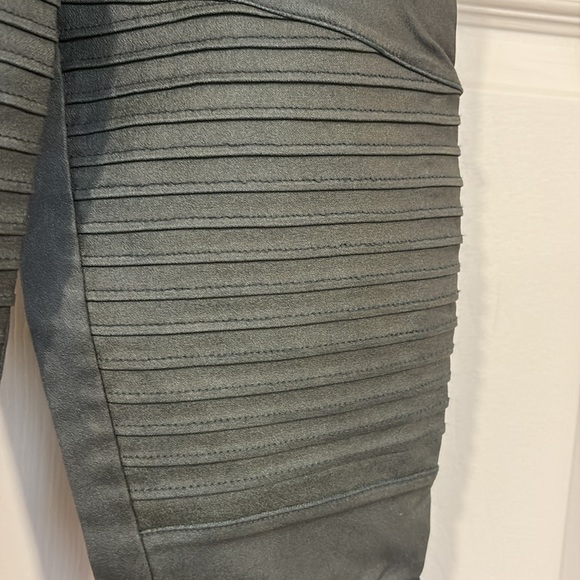 OOBERSWANK Coated High Waisted Moto Leggings - Hunter green - Picture 5 of 5